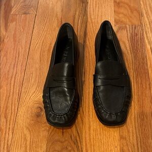 J. Crew Black Leather Loafers